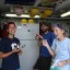 Susan Snyder (graduate student), David Levin (jounalist) and Liz Herdter (graduate student)