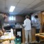 Scientists in the Galley of the WBII and my first meal aboard